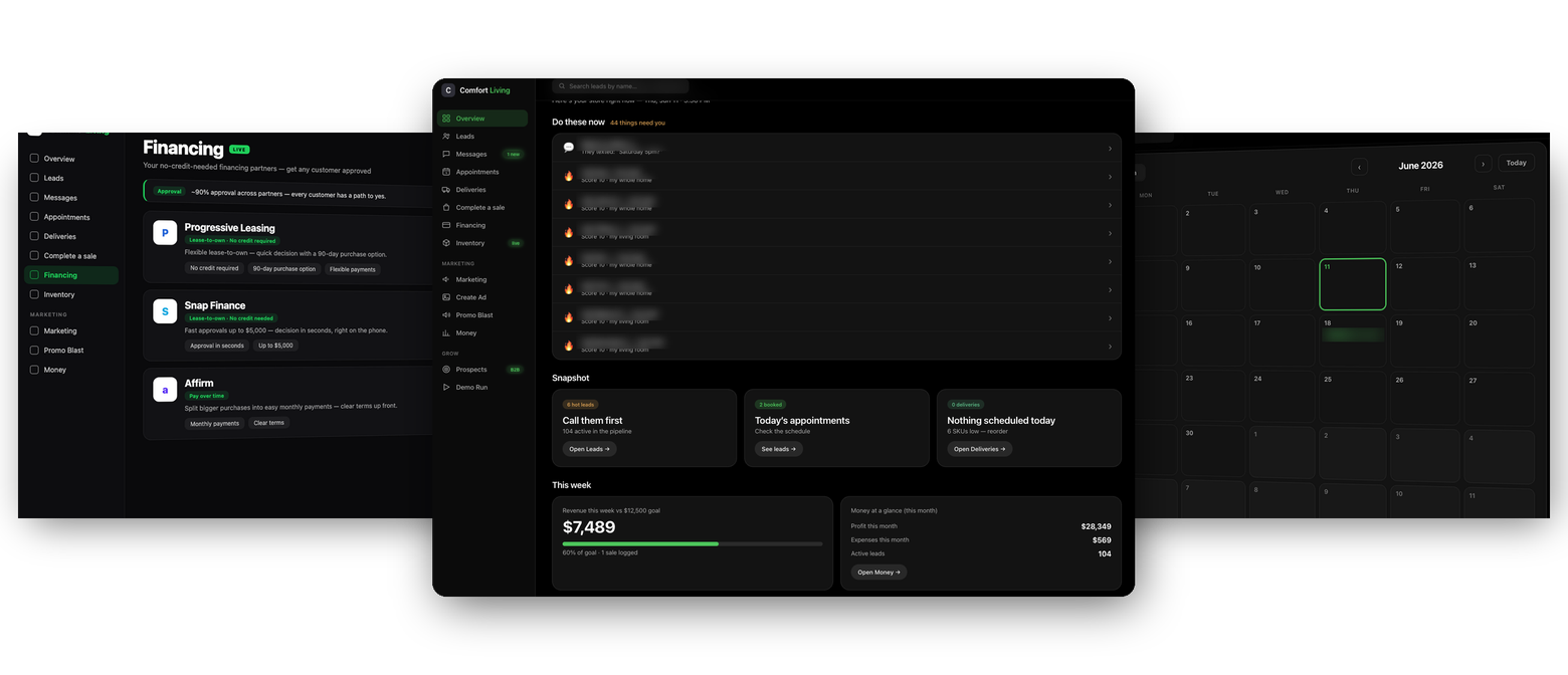 The Autopilot Command Center — leads, revenue, and the AI salesperson replying live